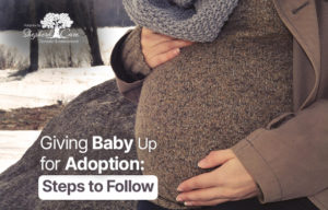 giving baby up for adoption